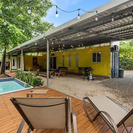 Unique Container Home With Private Pool And Deck